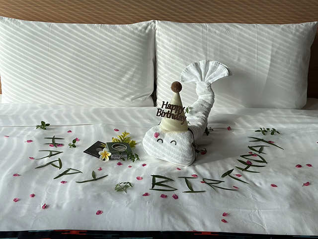 In-Room Birthday Decoration